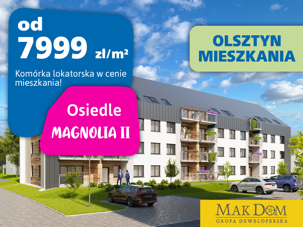 Nowe mieszkania Olsztyn na sprzedaż